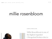 Tablet Screenshot of millierosenbloom.com